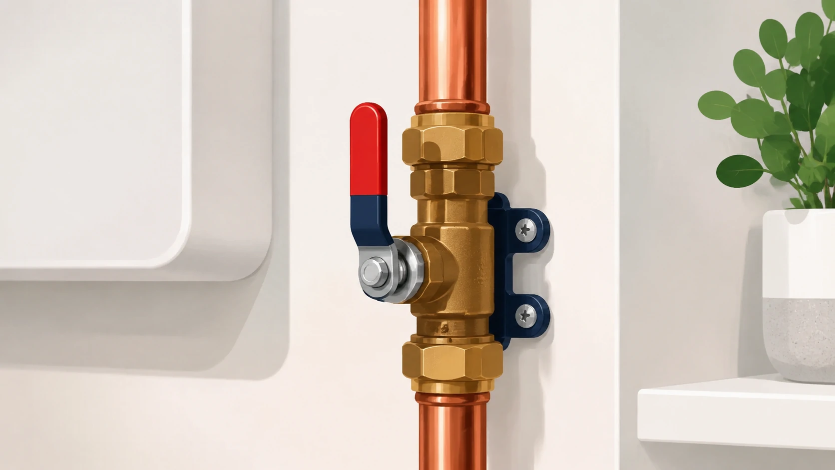 Emergency plumbers in Barry attending an urgent water leak
